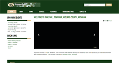 Desktop Screenshot of ingersolltownship.com